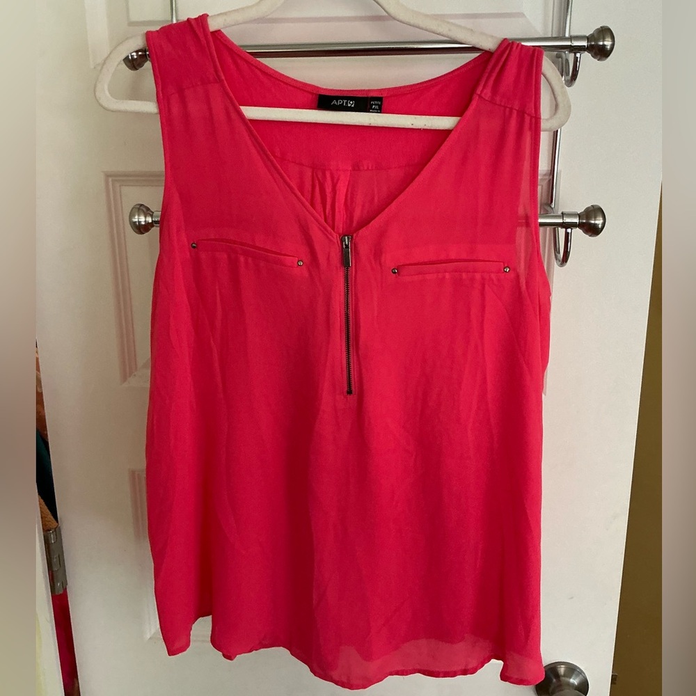 Apt. 9 Women's Pink Sleeveless Top